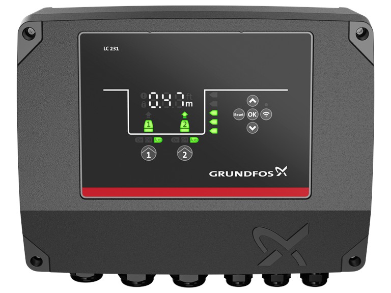 Controlador de nivel Grundfos LC 231 para dos bombas — Sellos Mecánicos Lerma Guadalajara